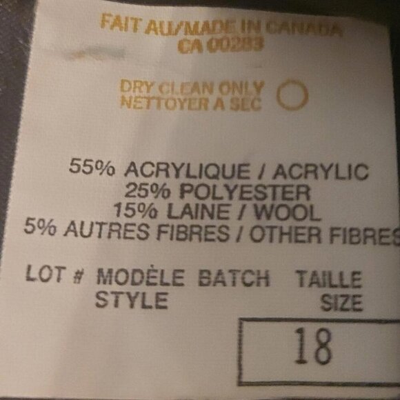 Dark Academia Blazer Oversized Tweed Plaid Vintage 90s Boyfriend - Picture 7 of 12